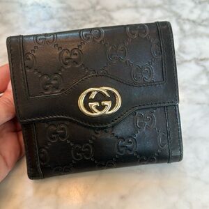 Gucci - Black Guccissima Wallet